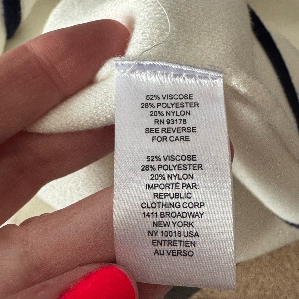 T Tahari Women's Cardigan Contrast Trim Button-Front Cardigan - Picture 9 of 14
